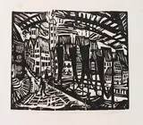 Erich Heckel, Stralsund, 1912, Woodcut