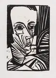 A.N. by Erich Heckel, 1919, Woodcut, sold Jun 2023