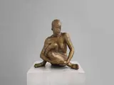 Georg Kolbe, Sitzende, 1926, Bronze with golden-brown patina