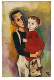 Karl Hofer, Die Geschwister, 1927, Oil on canvas