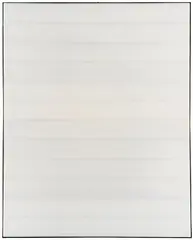 Raimund Girke, Großes Weiß, 1969, Mixed media on canvas