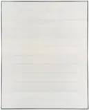 Raimund Girke, Großes Weiß, 1969, Mixed media on canvas