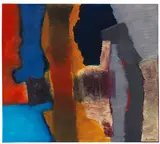 Fritz Winter, BIau und Rot, 1966, Oil on canvas