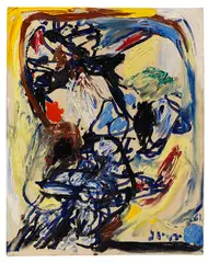 Asger Jorn, Reise nach Toronto, 1961, Oil on canvas