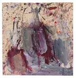 Martha Jungwirth, Ohne Titel, 2019, Oil on cardboard