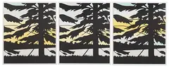 Alex Katz, Twilight I-III, 2009/2010, Woodcut in colors