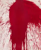 Hermann Nitsch, Schüttbild, 2021, Acryl auf Leinwand