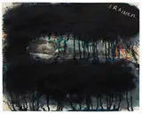 Arnulf Rainer, Body Poses (Übermalung), 1972, Mixed media over a photograph