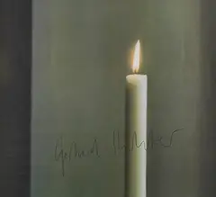 Kerze I by Gerhard Richter, 1988, Offset in colors, sold Jun 2023