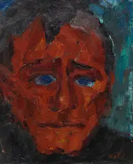 Emil Nolde, Peter P, 1918, Oil on canvas