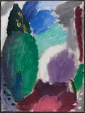 Variation: Kühler Frühling by Alexej von Jawlensky, 1916, Oil on structured paper, firmly laid on cardboard, sold Dec 2022