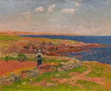 Henry Moret, La baie de Merrien, 1900, Oil on canvas