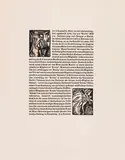 Ernst Ludwig Kirchner, Chronik der Künstlergruppe "Brücke", 1913, Fragment of two double sheets with three text p...