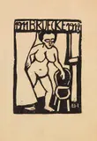 und Ernst Ludwig Kirchner  – Jahresbericht von 1911/12 by Erich Heckel, 1912, 8 pages, of which 4 text pages, with oneWoodcut..., sold Dec 2022