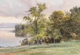 Edward Theodore Compton, Landschaft am Starnberger See