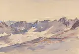 Edward Harrison Compton, Blick vom Zugspitzgipfel
