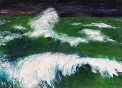 Emil Nolde, Meer (D), 1930, Oil on canvas