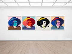 Goethe by Andy Warhol, 1982, Farbserigrafie auf Lenox-Museumskarton, sold Dec 2022
