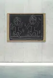 Keith Haring, Subway Drawing, Ca. 1982/1984, Chalk drawing