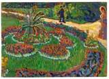 Ernst Ludwig Kirchner, Im Park, 1906, Oil on board, laid on fiberboard