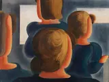 Oskar Schlemmer, Vierergruppe mit Grau