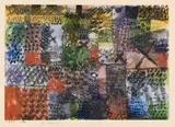 Paul Klee, Stickerei, 1915, Watercolor on chalk-primed paper, originally on...
