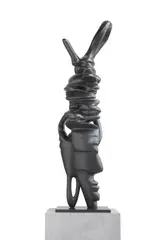 Tony Cragg, Scribe, 2009, Bronze with black patina
