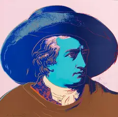 Andy Warhol, Goethe, 1982, Silkscreen in colors
