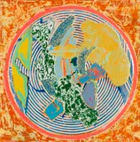 Frank Stella, Egyplosis, 1996, Mixed media. Oil on plastic, mounted on panel