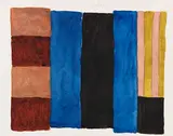 Sean Scully, 7.21.86, 1986, Watercolor over pencil