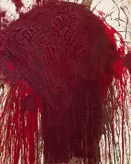 Schüttbild by Hermann Nitsch, 2021, Acryl auf Leinwand, sold Dec 2022