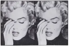 Marilyn Crying x 2 by Russell Young, 2011, Mixed media on canvas. Acrylic, silkscreen and ..., sold Dec 2022
