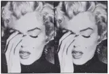Russell Young, Marilyn Crying x 2, 2011, Mixed media on canvas. Acrylic, silkscreen and ...
