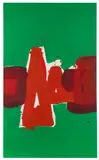 Markus Prachensky, Rot und grüne Flächen – Solitude II