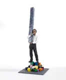 Stephan Balkenhol, Mann mit Turm (Toronto), 2015, Bronze, with colors