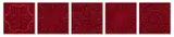 The Empresses (H10-1 bis H10-5) by Damien Hirst, 2022, Five laminated Giclée-Prints with glitter o, sold Dec 2022