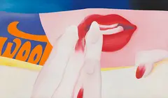 Lover Base by Lambert Maria Wintersberger, Um 1964–196, Oil on canvas, (2 parts), sold Dec 2022
