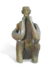 Dietrich Klinge, Große PfuBruB, 2000, Bronze with brown-green patina