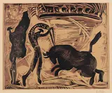 Le Banderillero by Pablo Picasso, 1959, Linocut in colors, sold Jun 2022