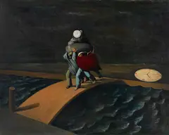 Edgar Ende, Die Brücke (Die Zeit), 1936, Oil on canvas