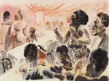 George Grosz, Jazz-Sängerin