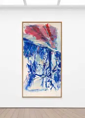 Georg Baselitz, Waldweg, 1974, Oil on canvas