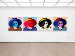 Andy Warhol, Goethe, 1982, Silkscreen in colors
