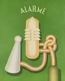Konrad Klapheck, Im Zeichen der Angst, 1963, Oil on canvas