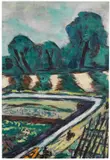 Max Beckmann, Holländischer Radfahrweg, 1940/1942, Oil on canvas