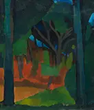 André Derain, Arbres aux environs de Martigues, 1908, Oil on canvas