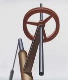 Konrad Klapheck, Zuversicht, 1976, Oil on canvas