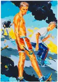 Norbert Bisky, Catastroika, 2012, Oil on canvas