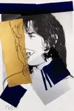 Mick Jagger by Andy Warhol, 1975, Silkscreen in colors, sold Jun 2022