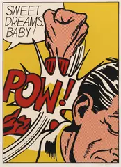Roy Lichtenstein, Sweet Dreams Baby!, 1965, Farbserigraphie auf leichtem Karton